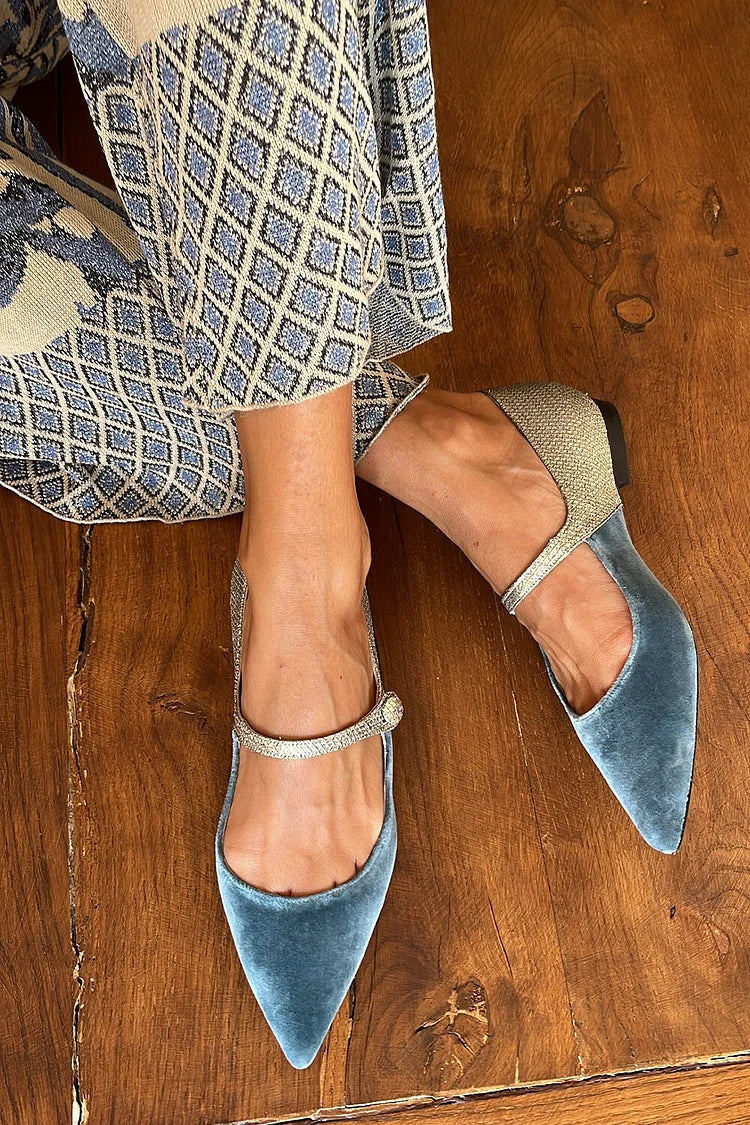 ZAPATO DE PUNTA CON CINTURÓN