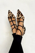 BALLERINAS ANIMALIER CON CINTURINES