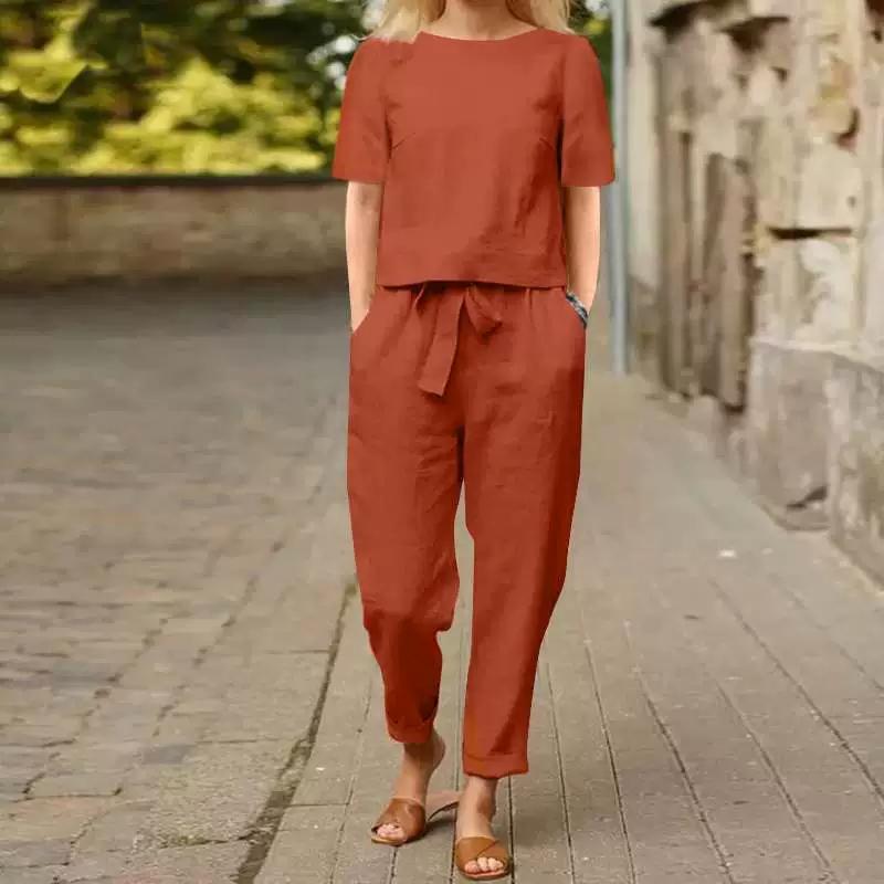 Poppy | Conjunto de Dos Piezas de Lino