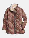 Corinne | Chaqueta de Estampado Floral Retro
