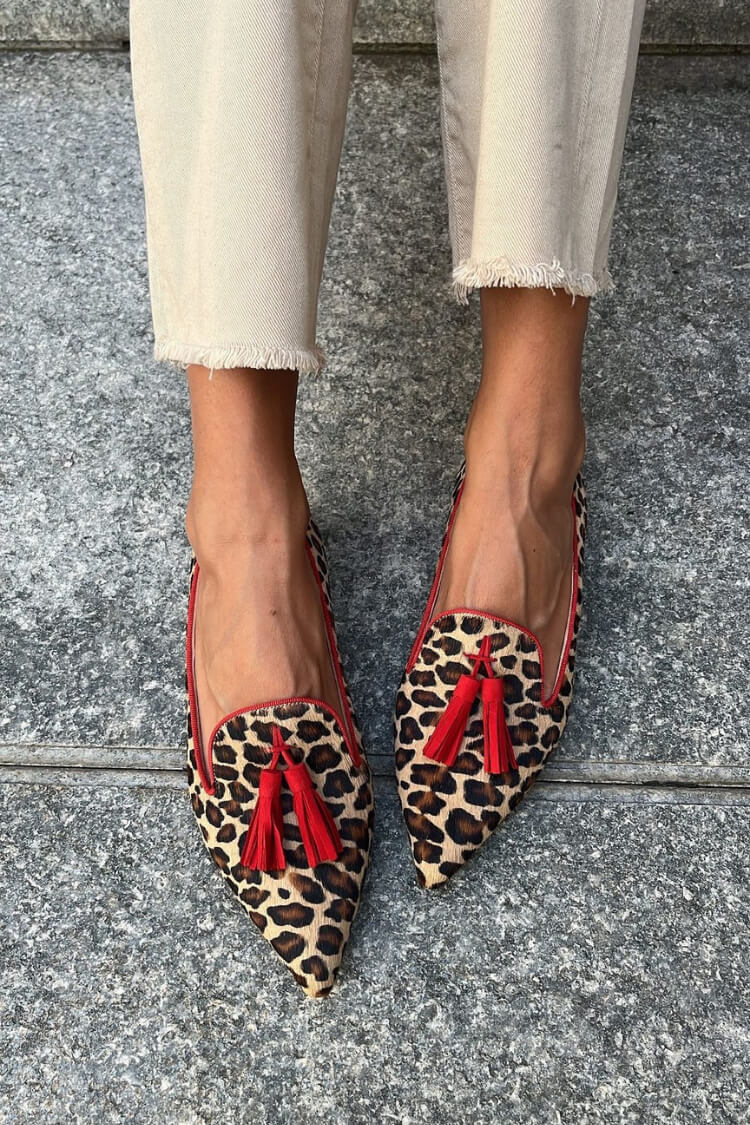 Nela™ | Mocasines Leopardo