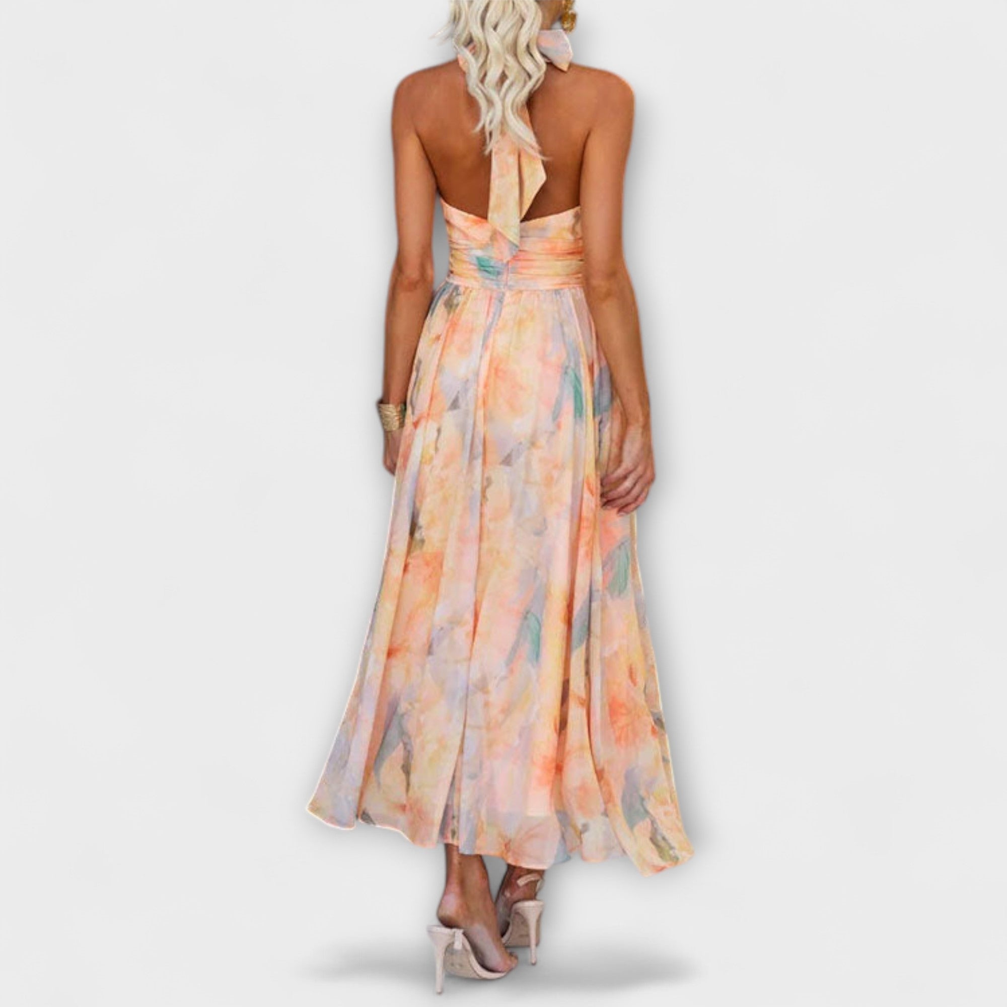 Azalea | Vestido Maxi de Cuello Halter