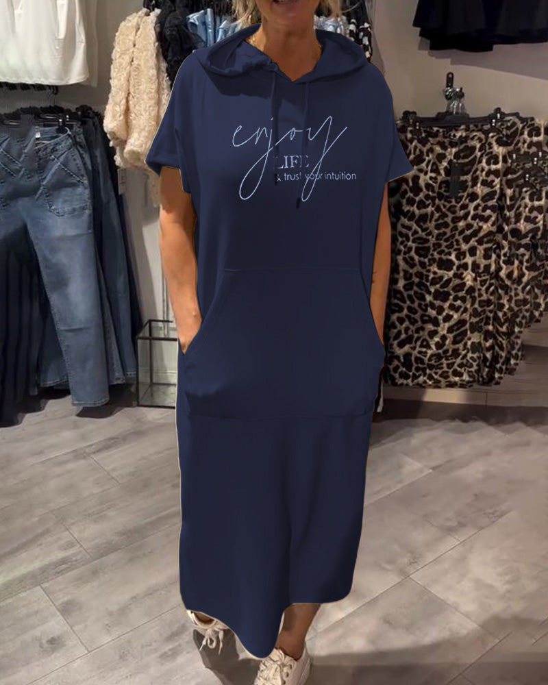 Audrey | Vestido Casual con Capucha
