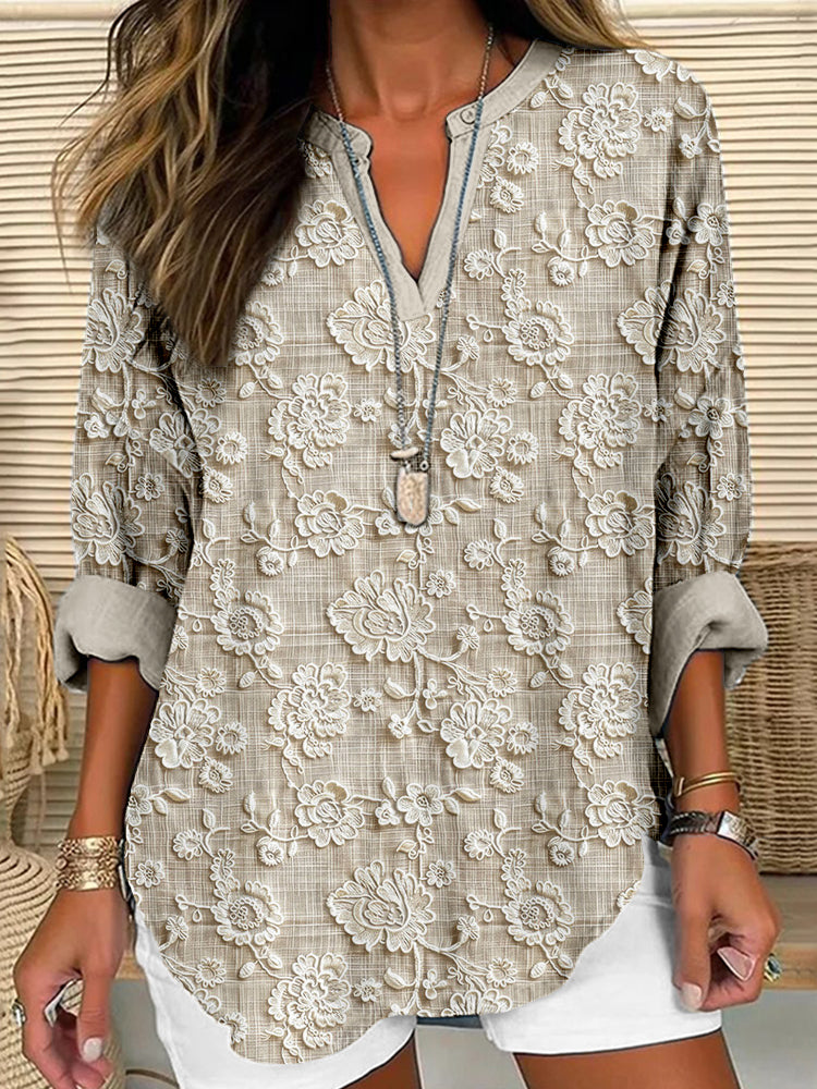 Isabella™ Blusa Relajada Atemporal