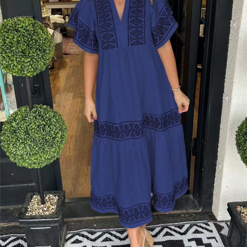 Aria | Vestido Maxi Bordado Boho