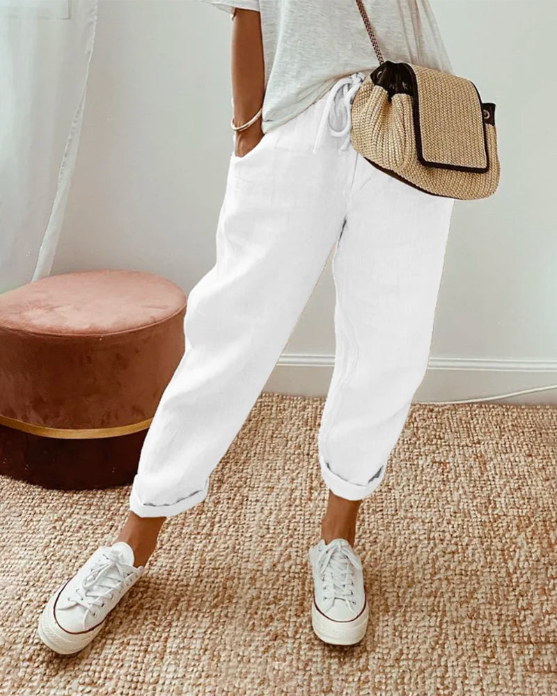 Pantalón Fluido Confort Elegante