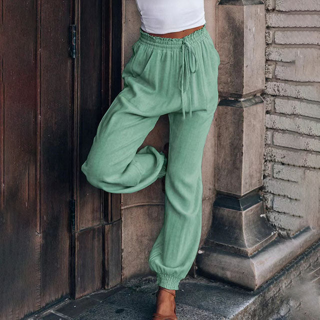 Kaeli | Pantalones Elegantes con Cordon