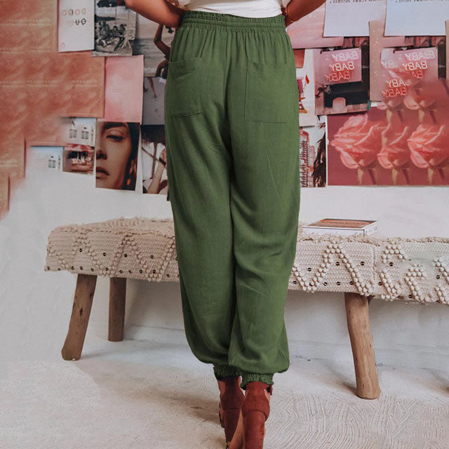 Kaeli | Pantalones Elegantes con Cordon