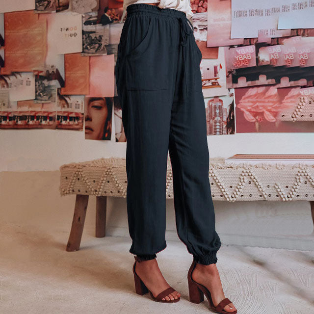 Kaeli | Pantalones Elegantes con Cordon