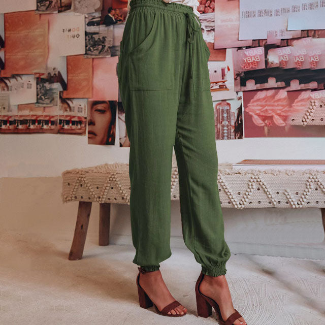 Kaeli | Pantalones Elegantes con Cordon