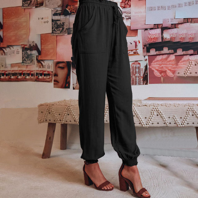 Kaeli | Pantalones Elegantes con Cordon