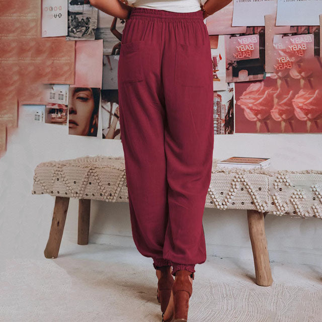Kaeli | Pantalones Elegantes con Cordon