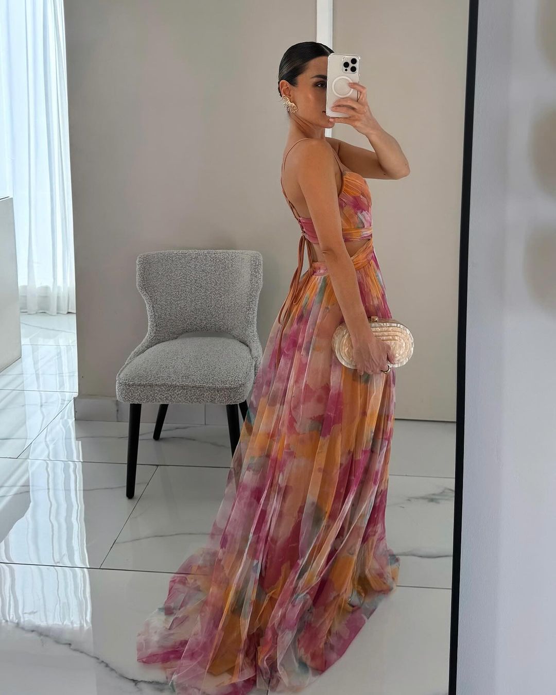 Oaklyn | Vestido de Noche Acuarela