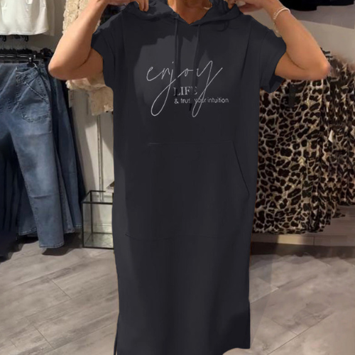 Audrey | Vestido Casual con Capucha