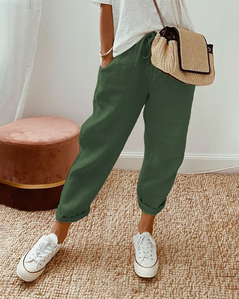 Pantalón Fluido Confort Elegante