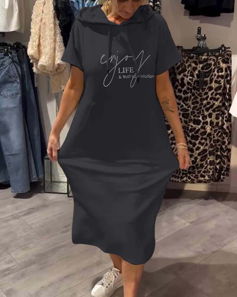 Audrey | Vestido Casual con Capucha