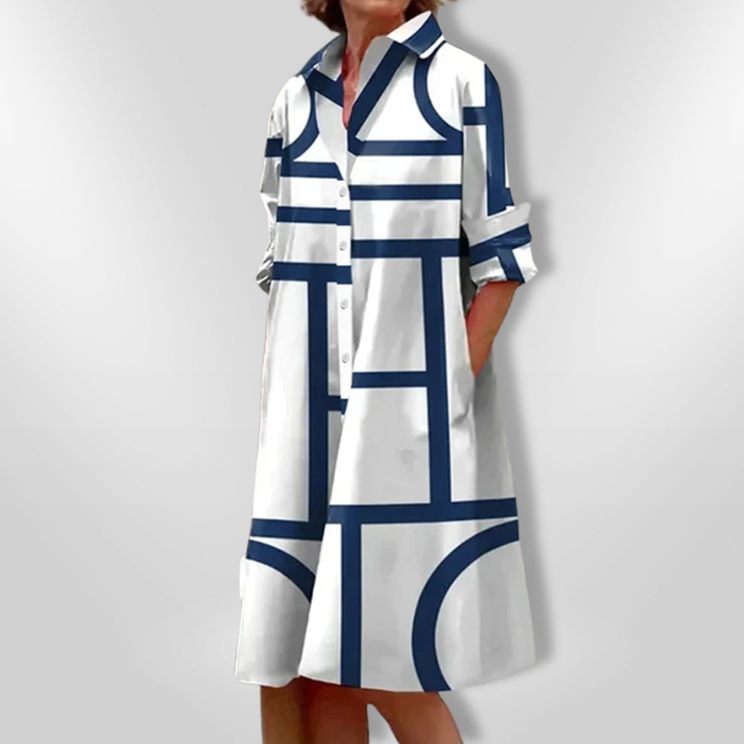 Mirabel | Vestido de Patrón Geométrico