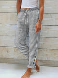 Raquelle | Pantalón Rayado Informal