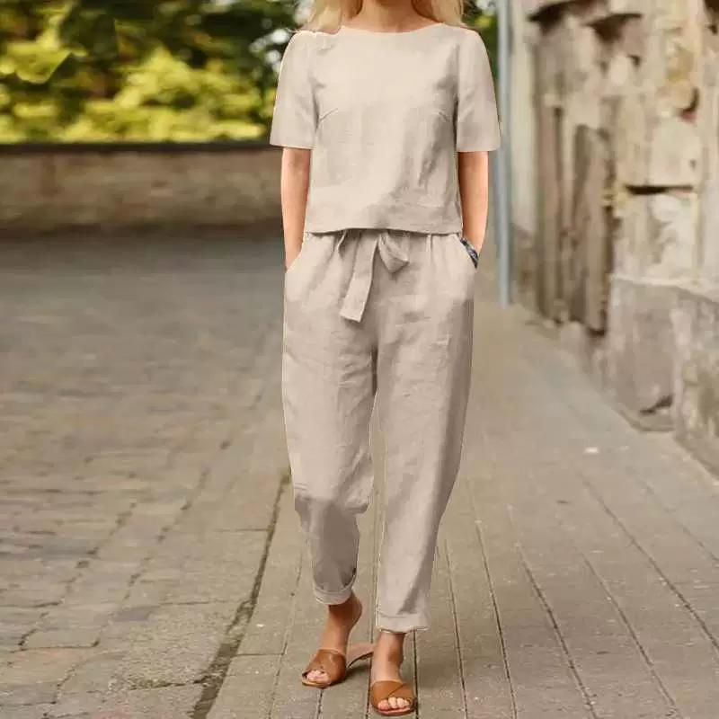 Poppy | Conjunto de Dos Piezas de Lino