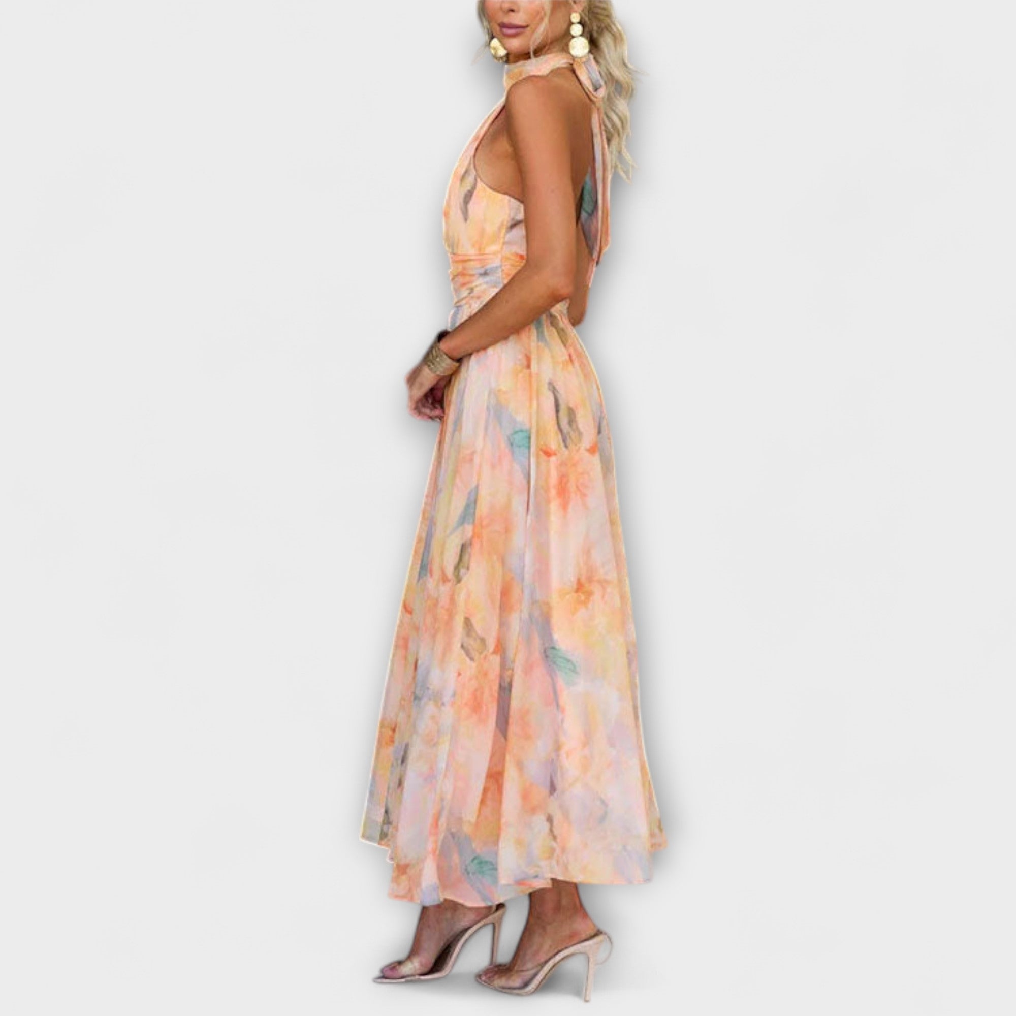 Azalea | Vestido Maxi de Cuello Halter