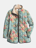 Elara | Chaqueta de Impresión Floral Acolchada
