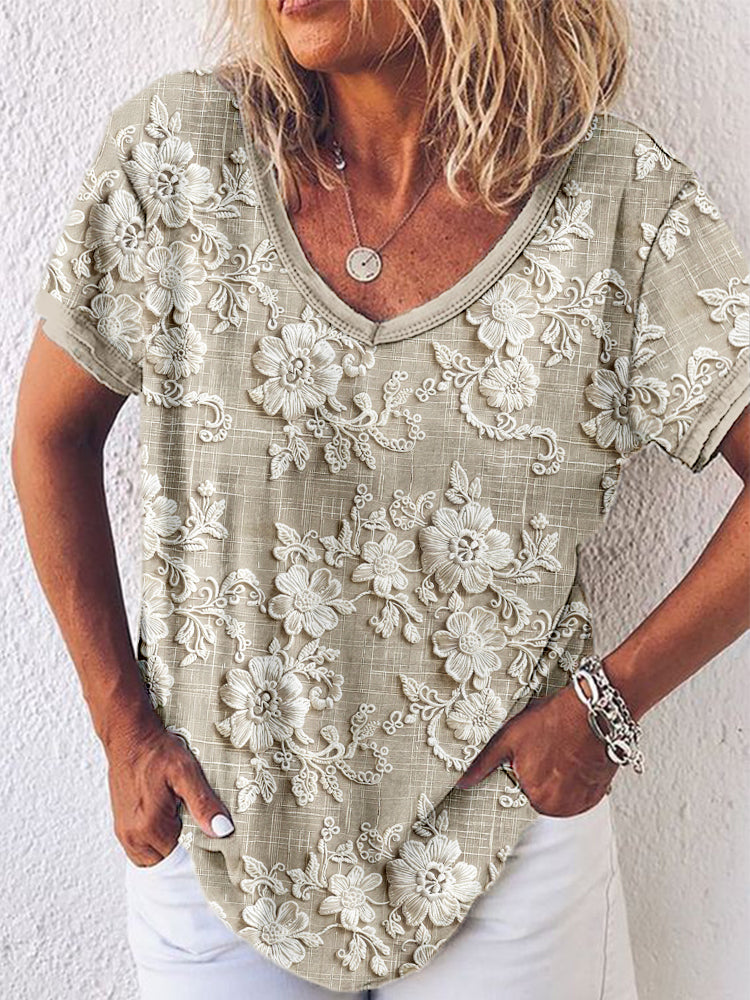 Mia™ Top Impreso Floral
