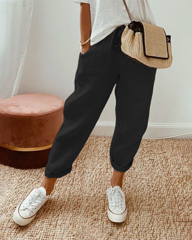Pantalón Fluido Confort Elegante