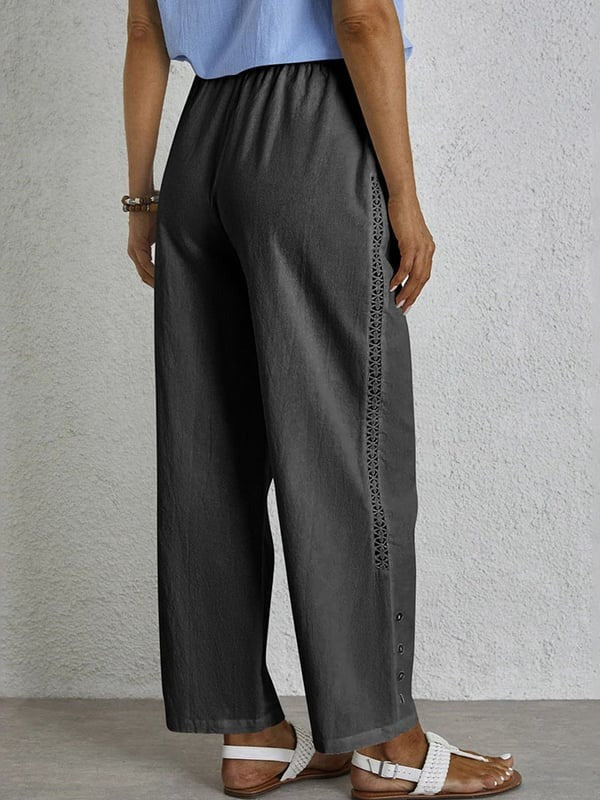 Shania | Pantalones Sueltos con Botones
