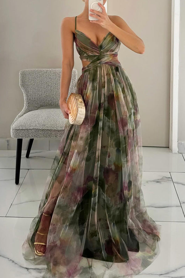 Oaklyn | Vestido de Noche Acuarela