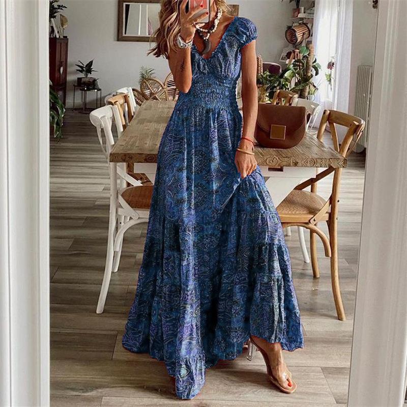 Sienna | Vestido Maxi Floral Bohemio