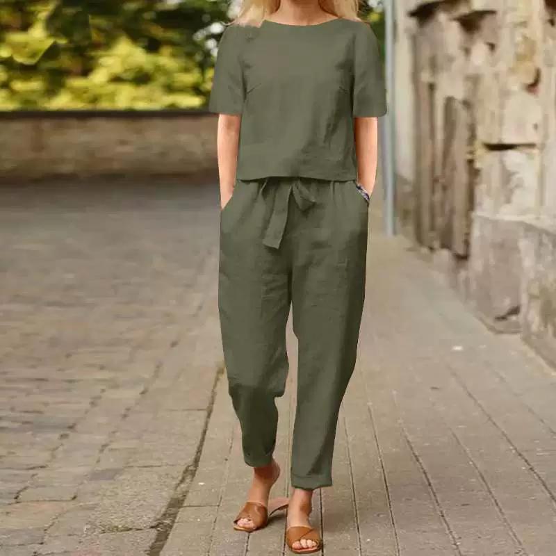 Poppy | Conjunto de Dos Piezas de Lino