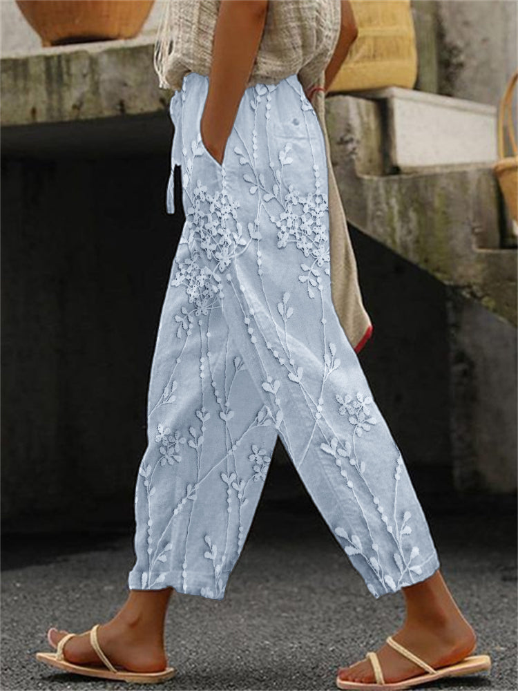 Pantalones Impresos Eleanor™ con Diseño de Vides