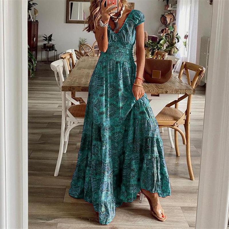 Sienna | Vestido Maxi Floral Bohemio