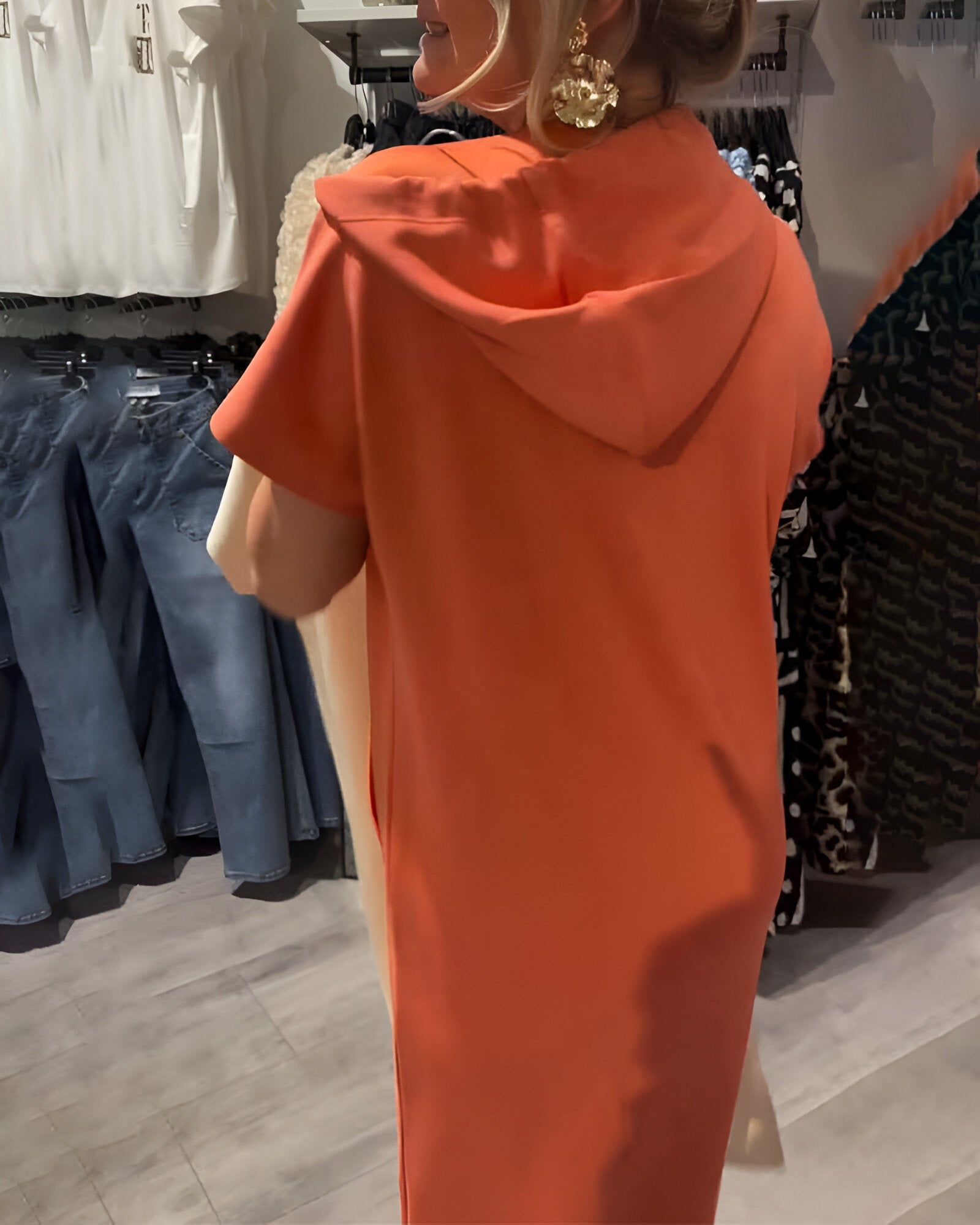Audrey | Vestido Casual con Capucha