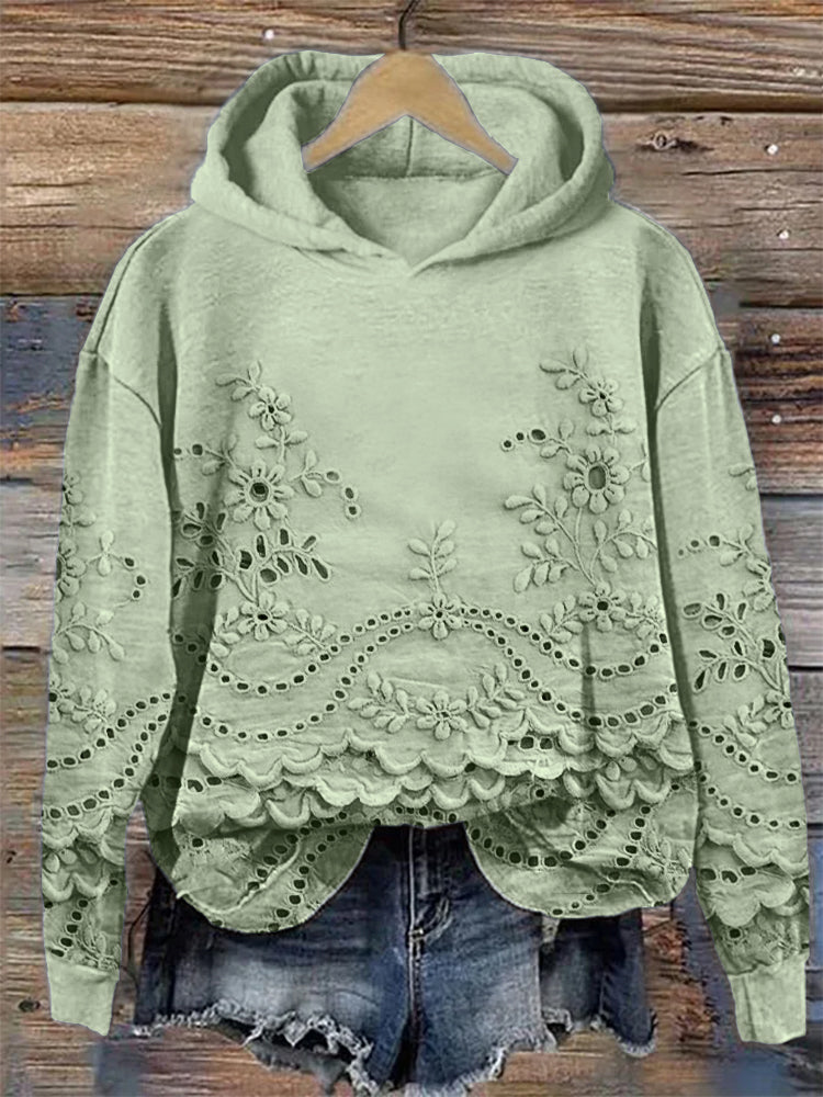 Emily™ Sudadera Vintage Impresa