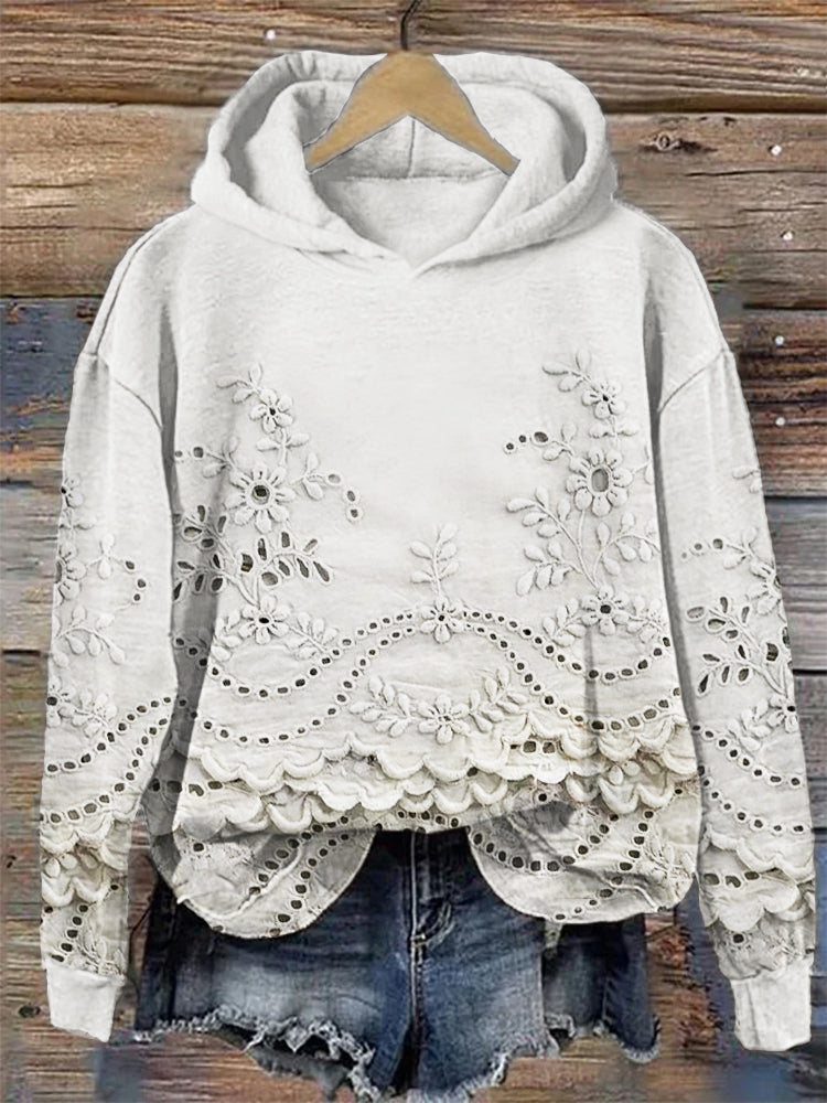 Emily™ Sudadera Vintage Impresa