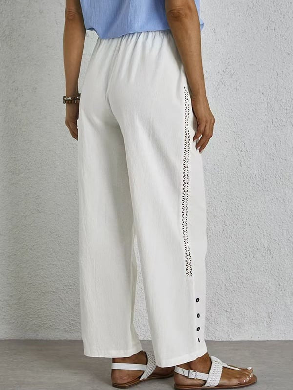 Shania | Pantalones Sueltos con Botones