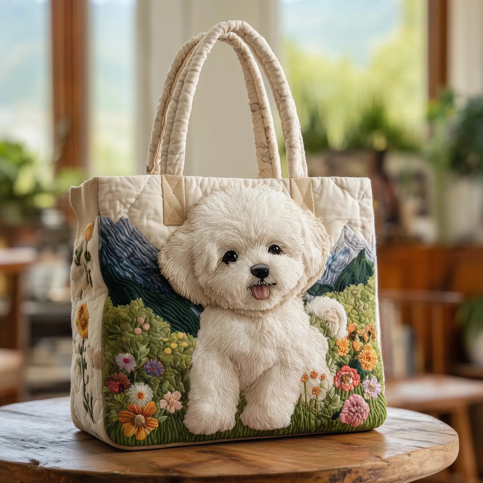 Bolso Artisanal Acolchado - Perro Encantado
