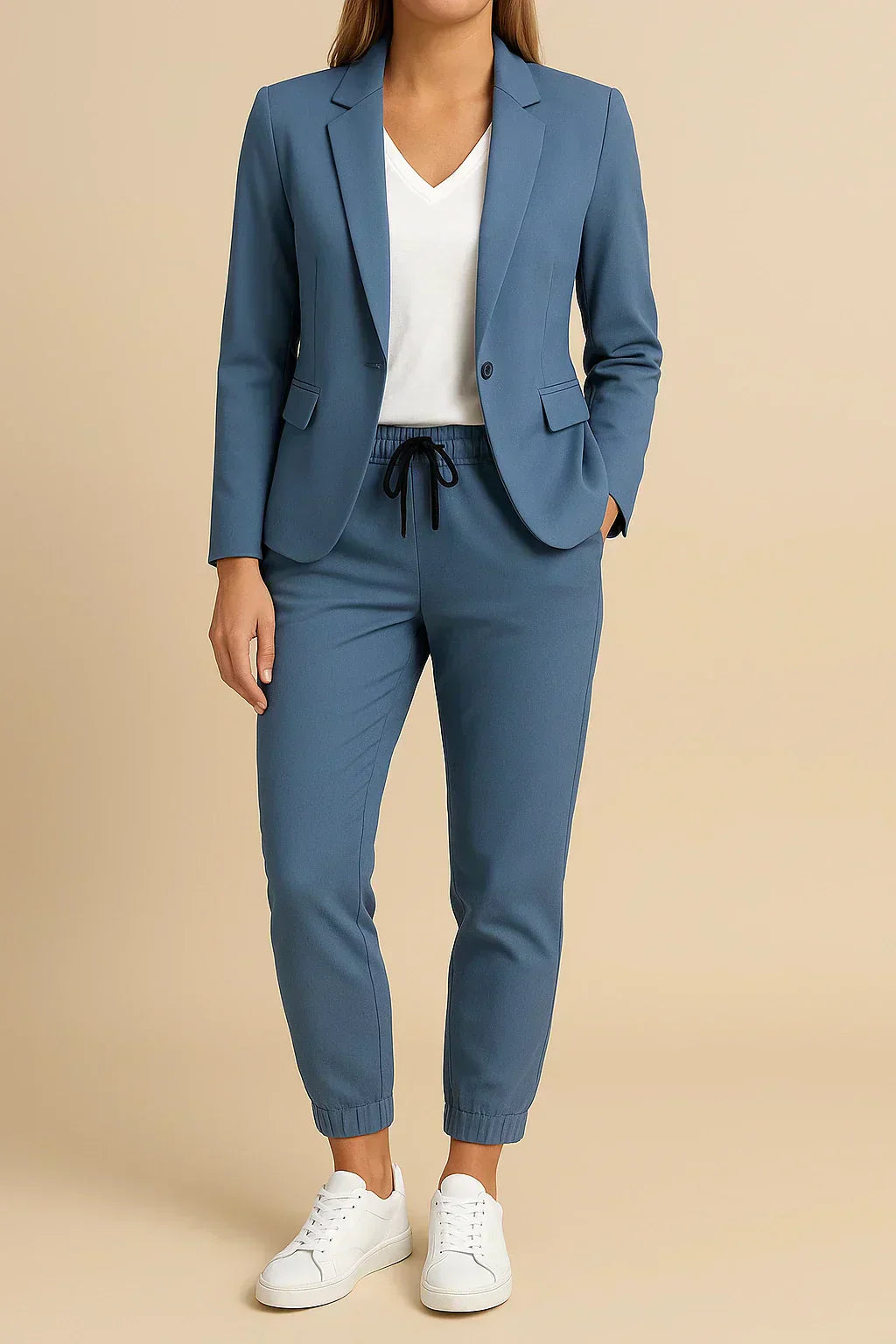 Eliana | Conjunto Elegante con Chaqueta y Pantalones