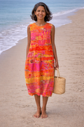 Flora | Vestido Midi Atardecer