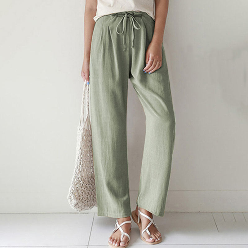 Vara | Pantalones de Relax con Cuerda