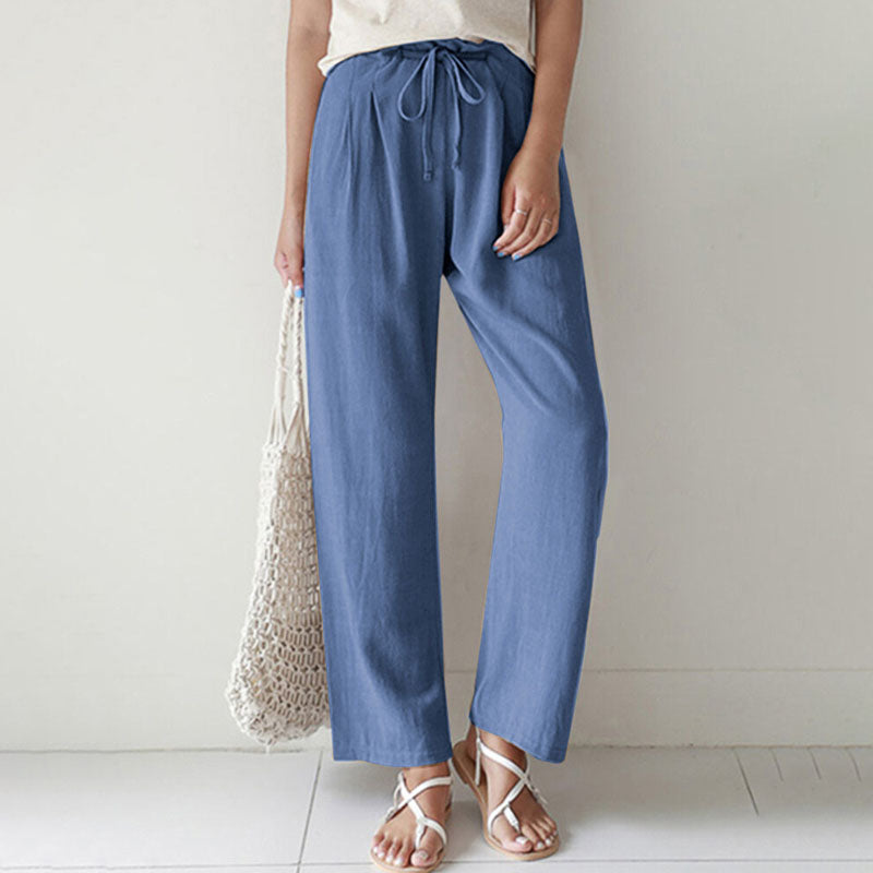 Vara | Pantalones de Relax con Cuerda