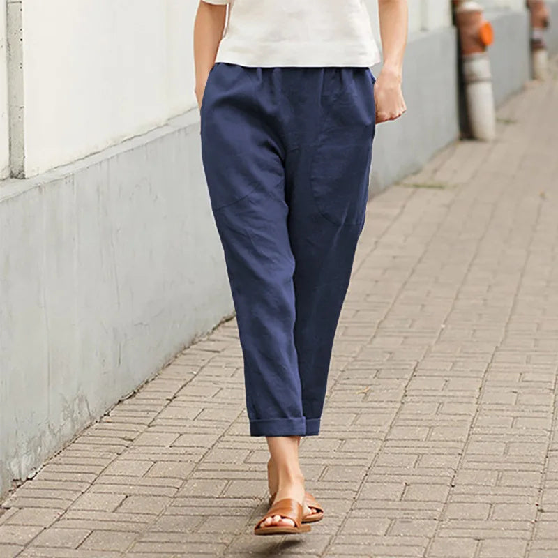 Kriza | Pantalones Amplios con Bolsillos