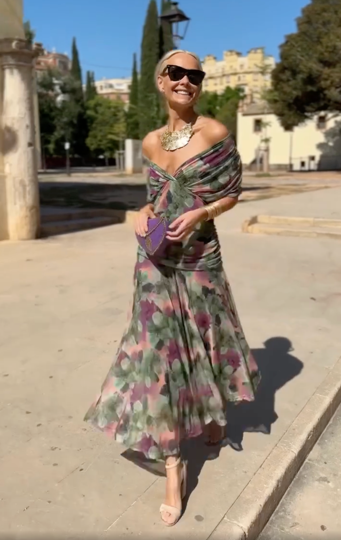 Raegan | Vestido Largo Floral Romántico