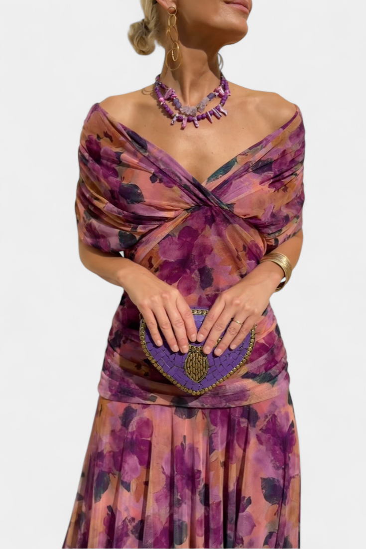 Raegan | Vestido Largo Floral Romántico