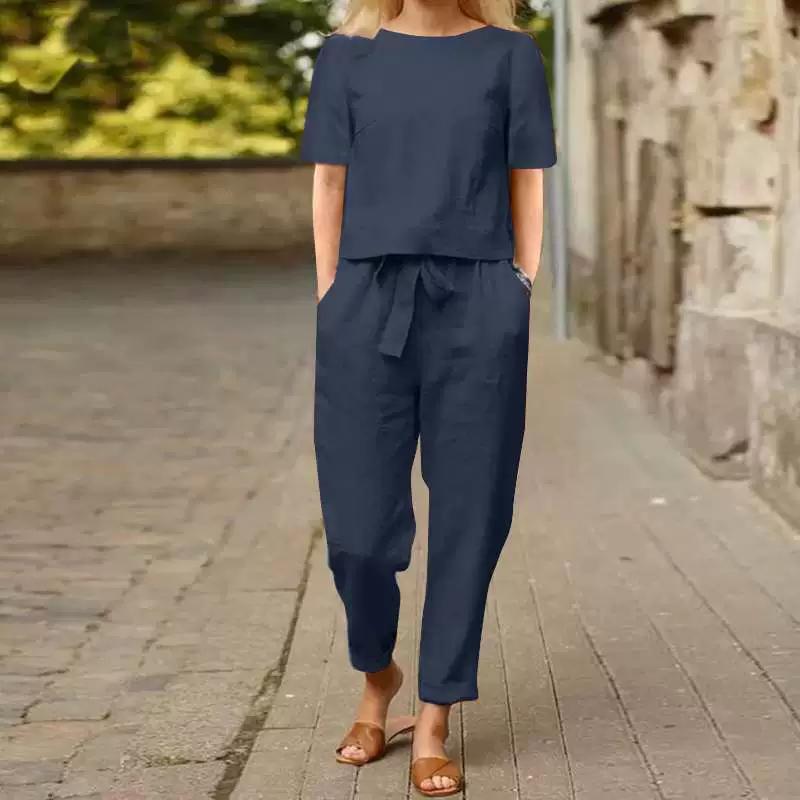 Poppy | Conjunto de Dos Piezas de Lino