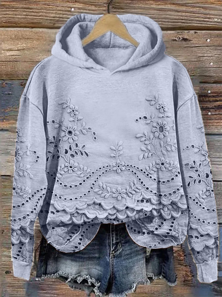 Emily™ Sudadera Vintage Impresa