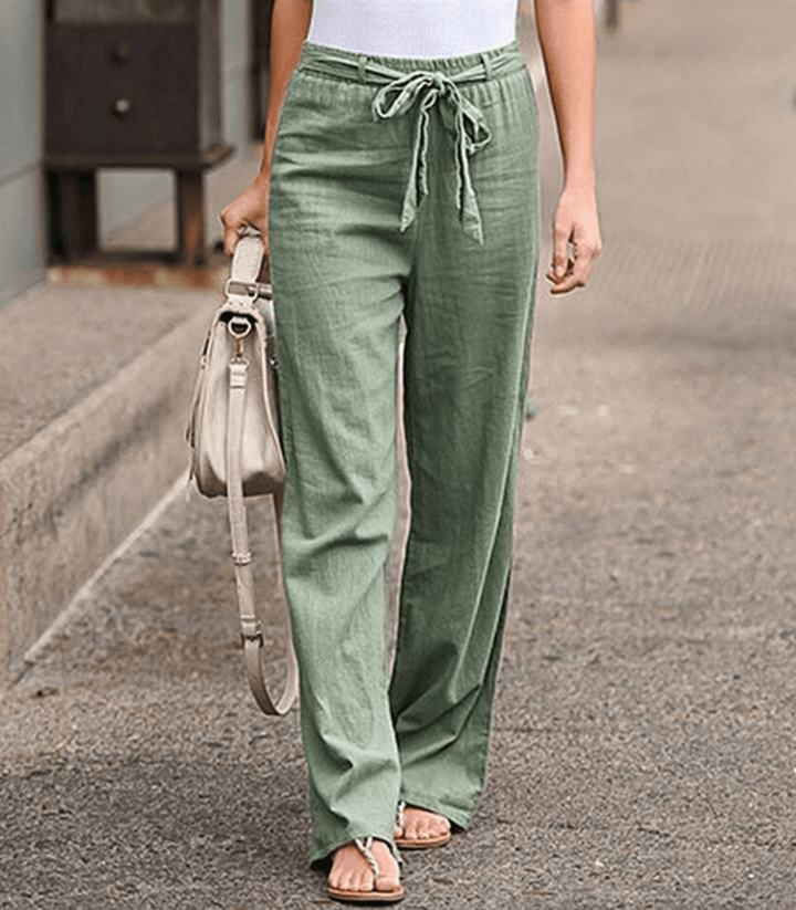 Joleen | Pantalón de Relax Mujer con Cordon y Cintura Elástica