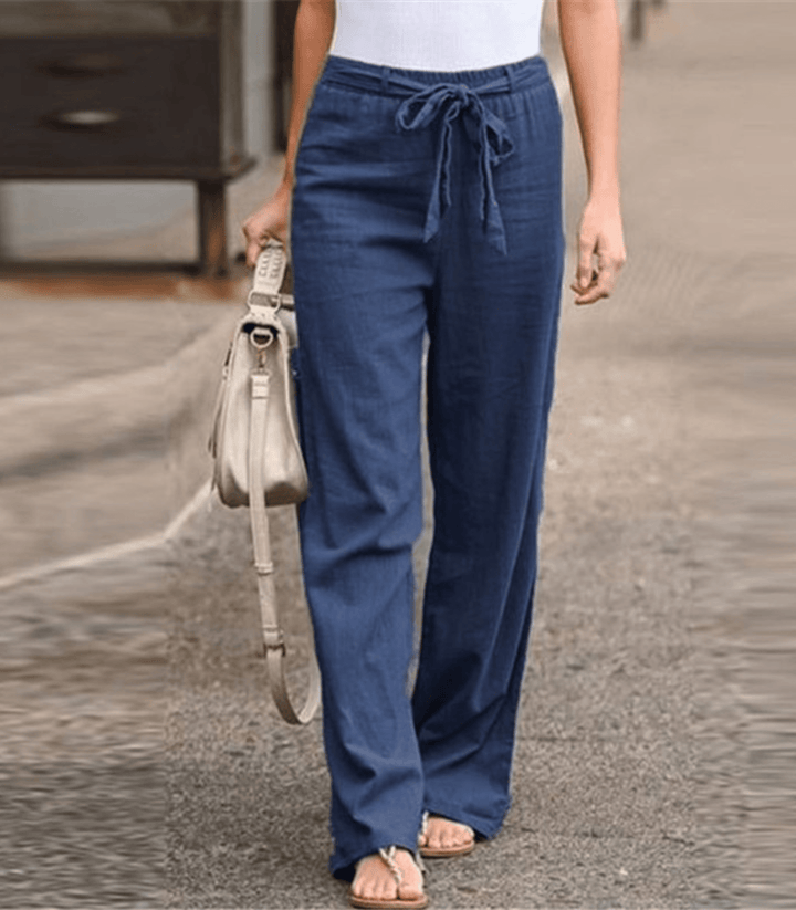 Joleen | Pantalón de Relax Mujer con Cordon y Cintura Elástica