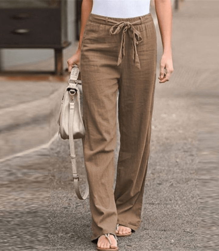 Joleen | Pantalón de Relax Mujer con Cordon y Cintura Elástica